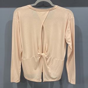 Athleta Key Hole Back Tie Top Size XS